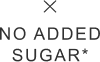 no sugar