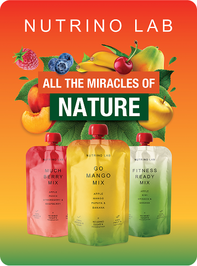 Nutrino Lab All the miracles of Nature Much Berry Mix Go Mango Mix Fitness Ready