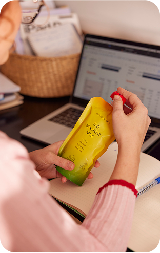 Start of the day How to boost morning productivity and carry it through the day girl woman working laptop notebook Go Mango Mix
